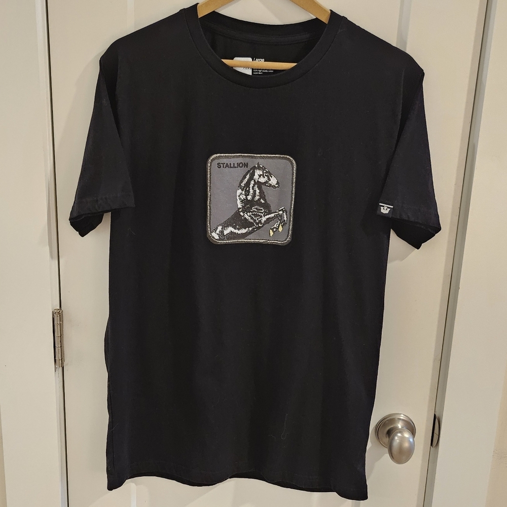 Goorin Brothers Short-Sleeve Stallion T-Shirt - Black & Grey - Size Medium